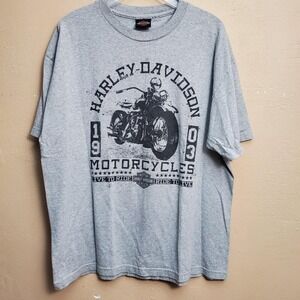 Grey Harley Davidson tee
